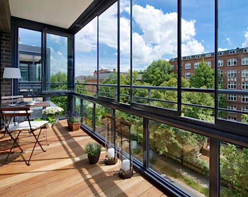 Французское остекление балконов