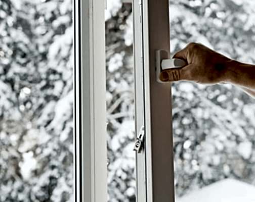 Продувание пластиковых окон