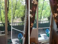 Изготовление москитной двери