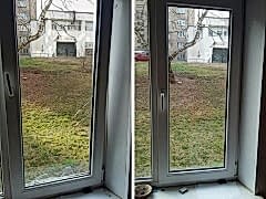 Cмена разбитого стеклопакета